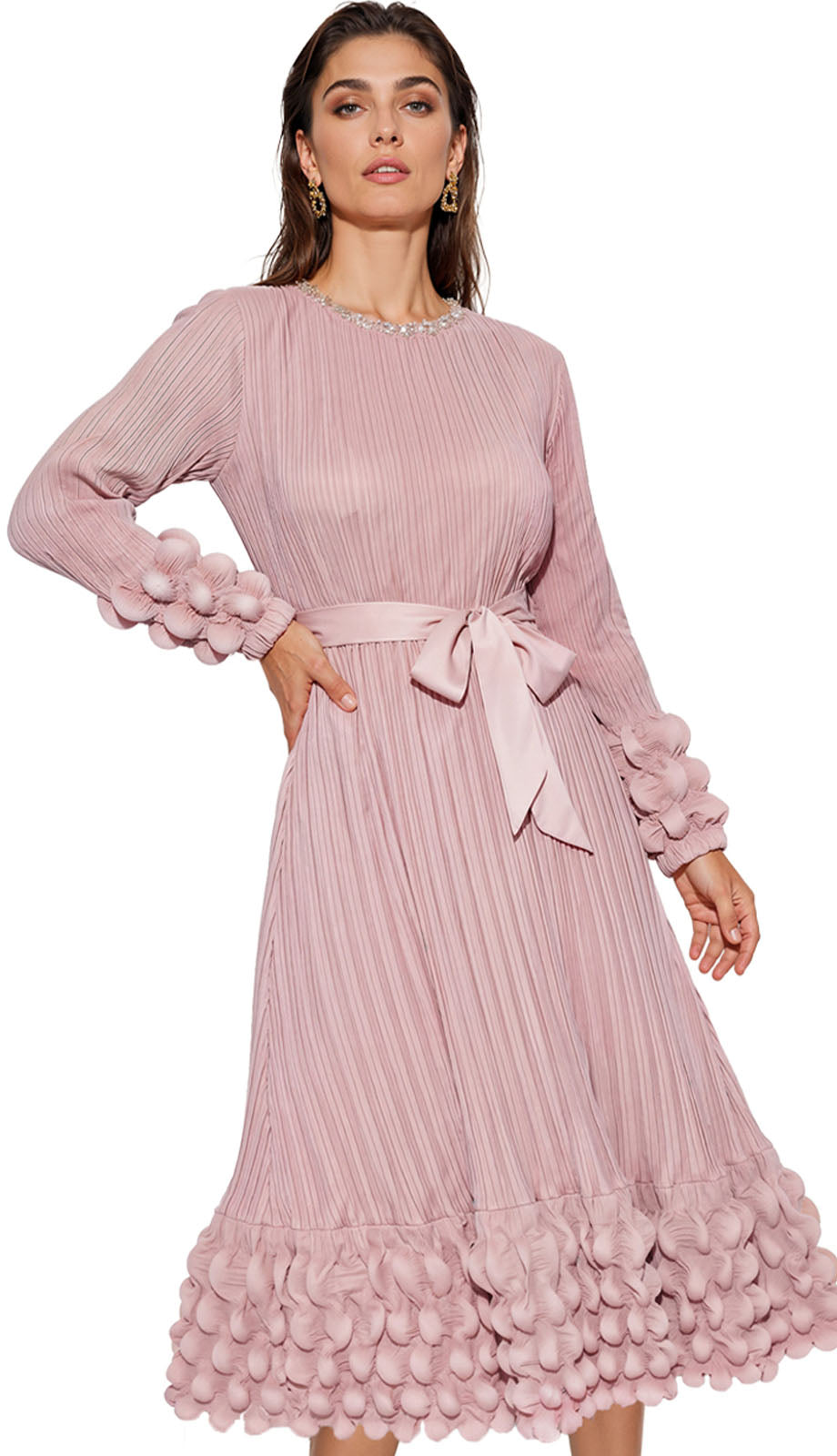 Luxe Moda LM525-BLS Church Dress