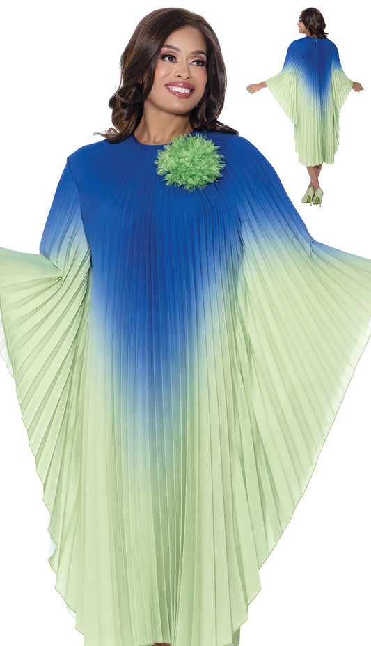 Divine Casuals DC1742-RYL Church Dress
