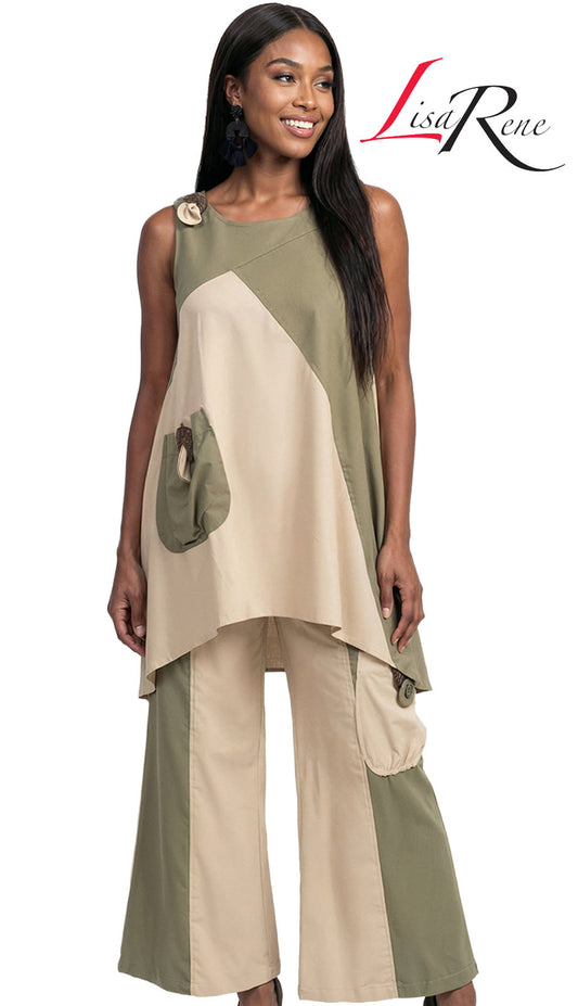 Lisa Rene 3389-BWO Church Suit