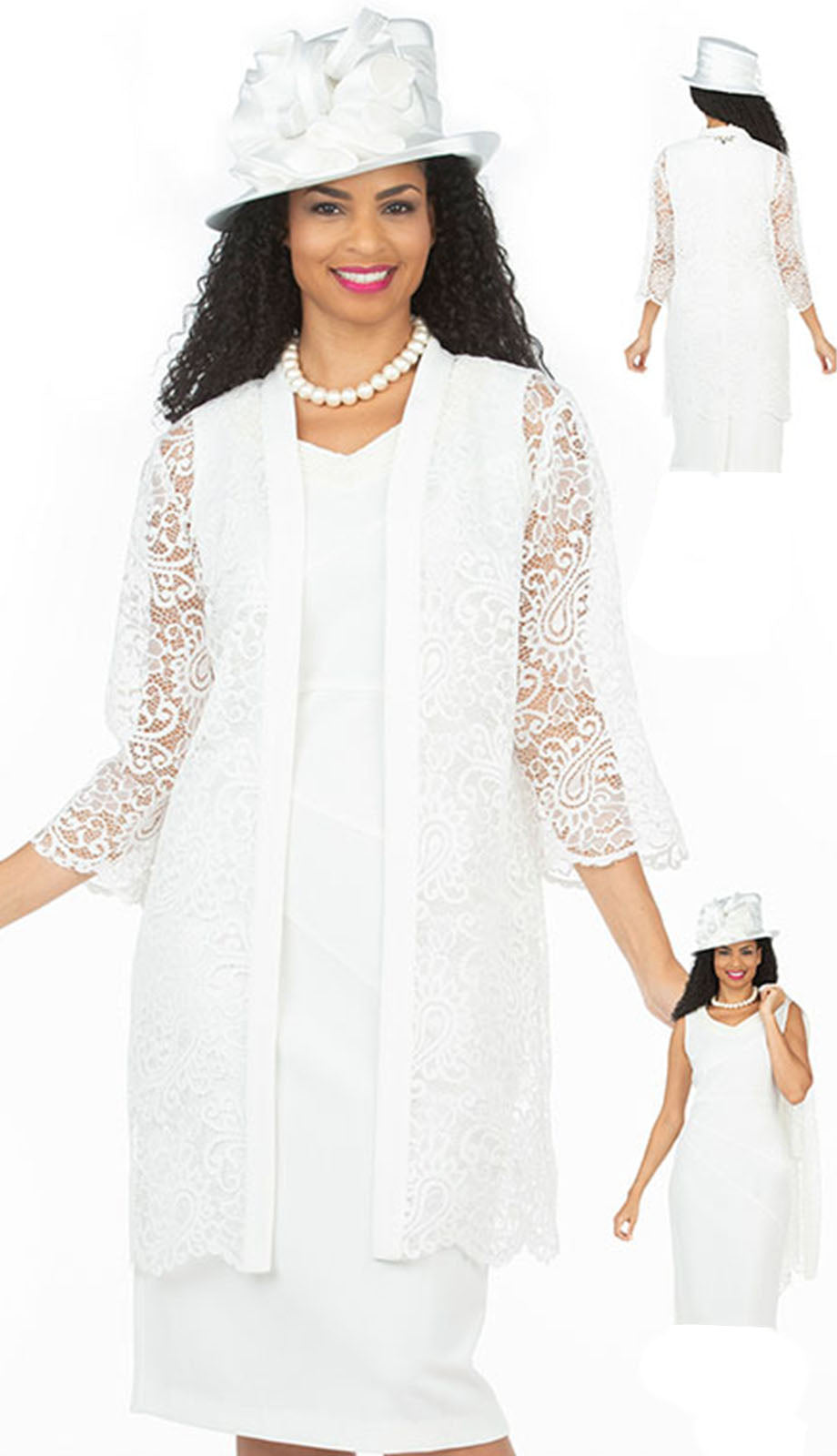 Mia By Giovanna D1565-WHT Church Dress