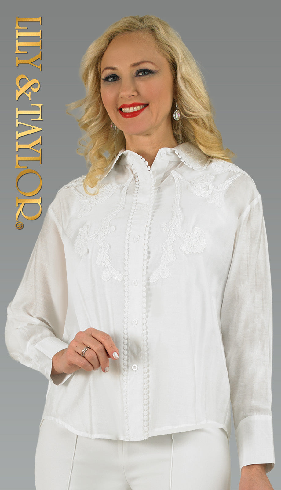 Lily and Taylor S103-WHT