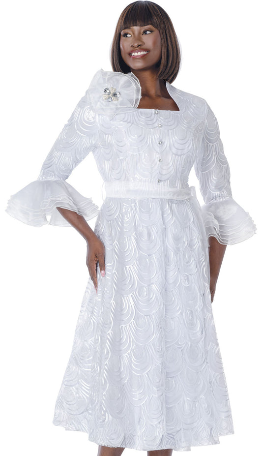 Terramina 7049-WHT Church Dress