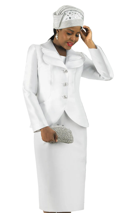 Lily And Taylor 4925-WHT-QS