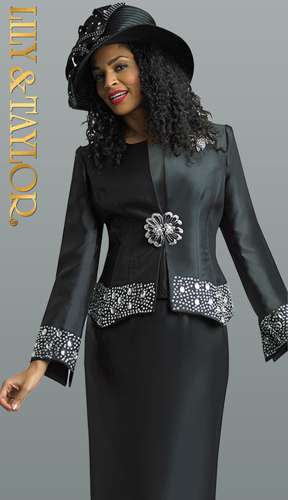 Lily And Taylor 4498-BLK-H