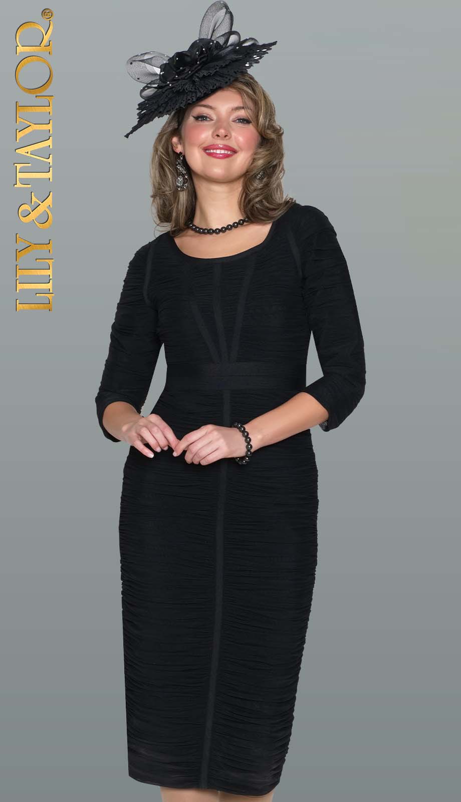 Lily And Taylor 902-BLK Church Dress