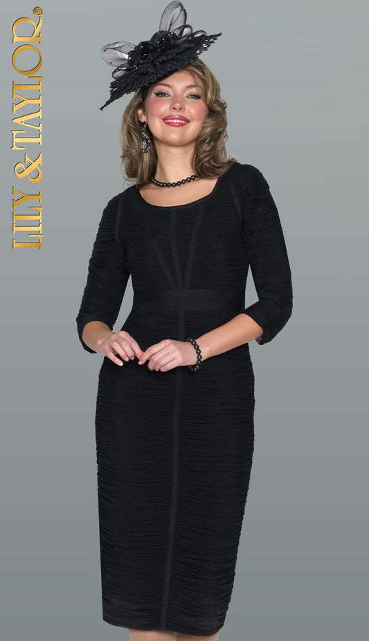 Lily And Taylor 902-BLK Church Dress