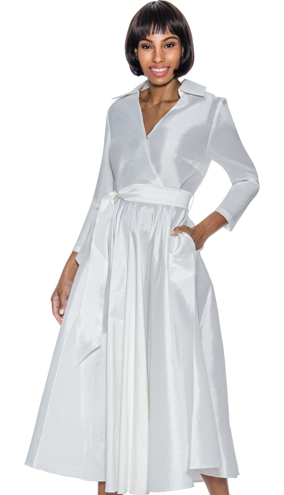 Terramina 7869-WHT Church Dress
