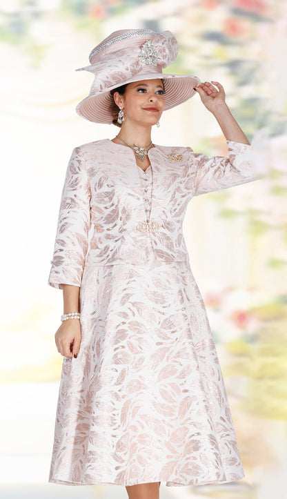 Champagne Italy H6416 Church Hat