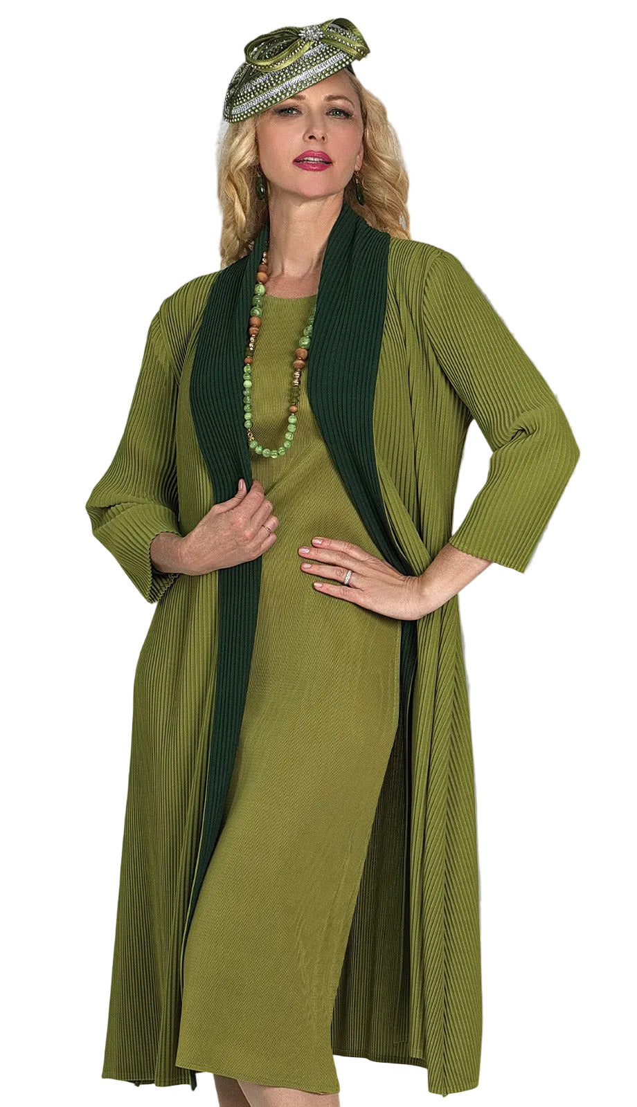 Lily And Taylor 5223-GRN Church Dress