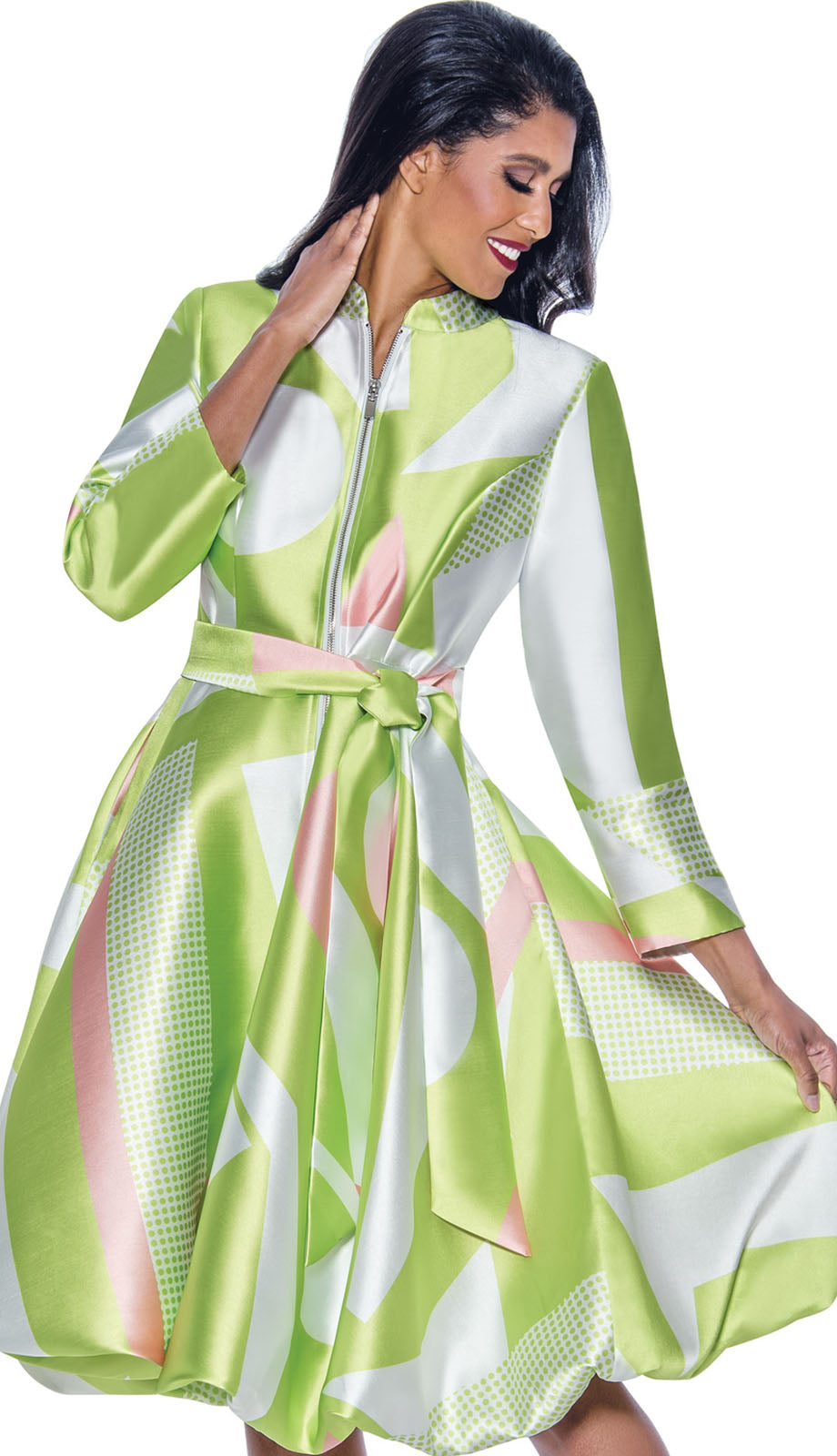 Nubiano 12251-LIM-IH Church Dress