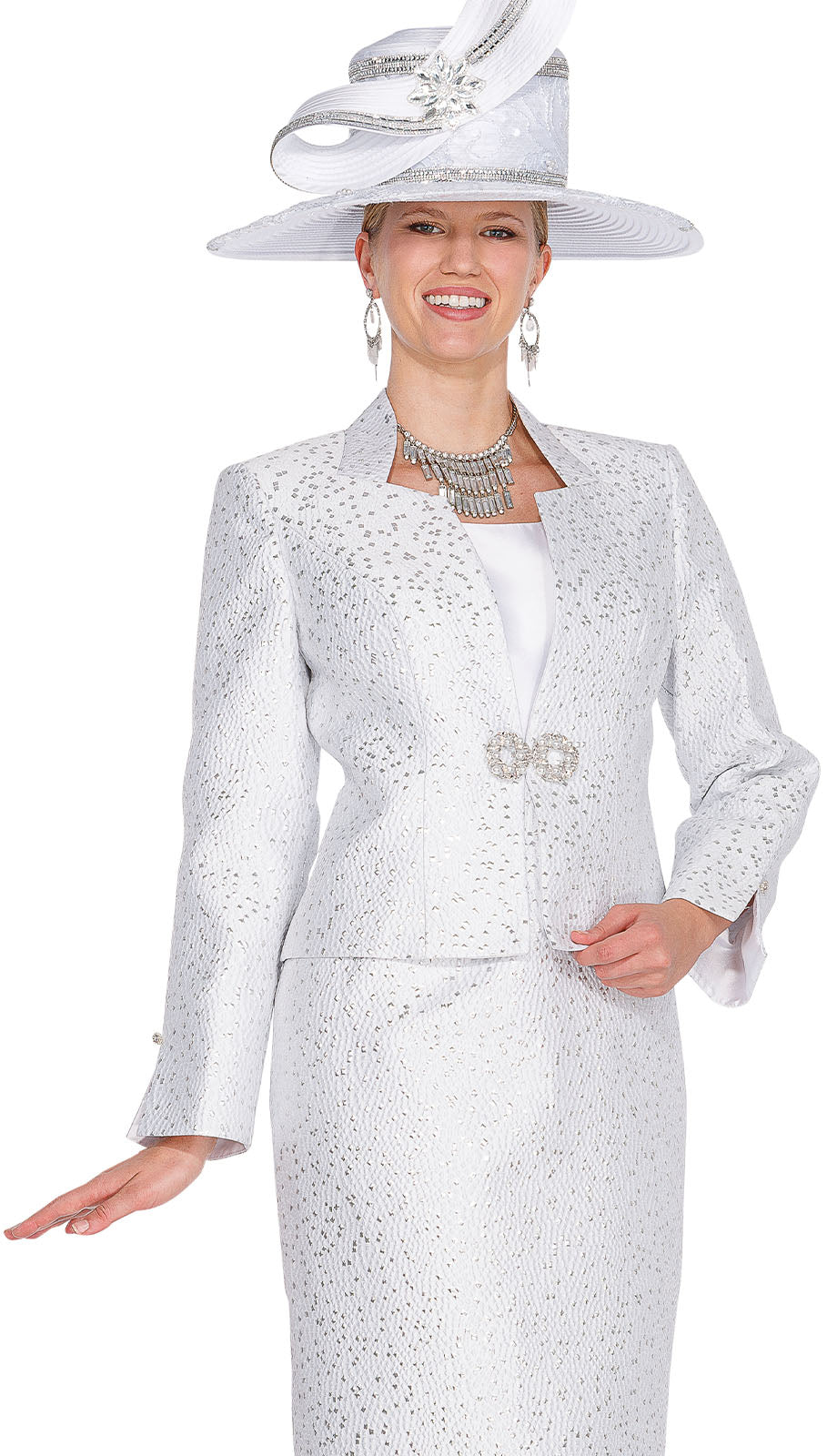 Elite Champagne 6253-H Church Hat