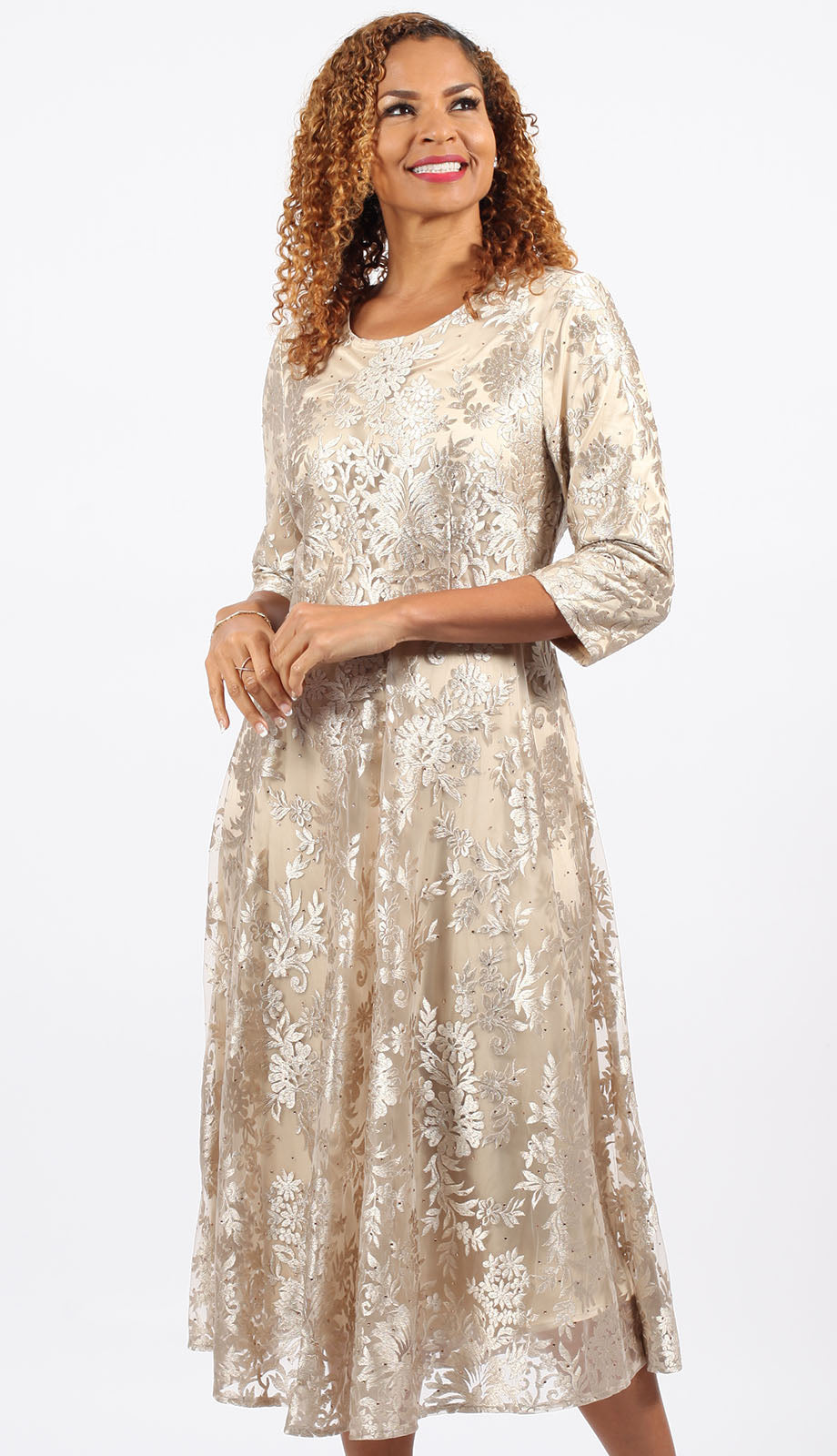 Diana Couture 9079-CHM Church Dress