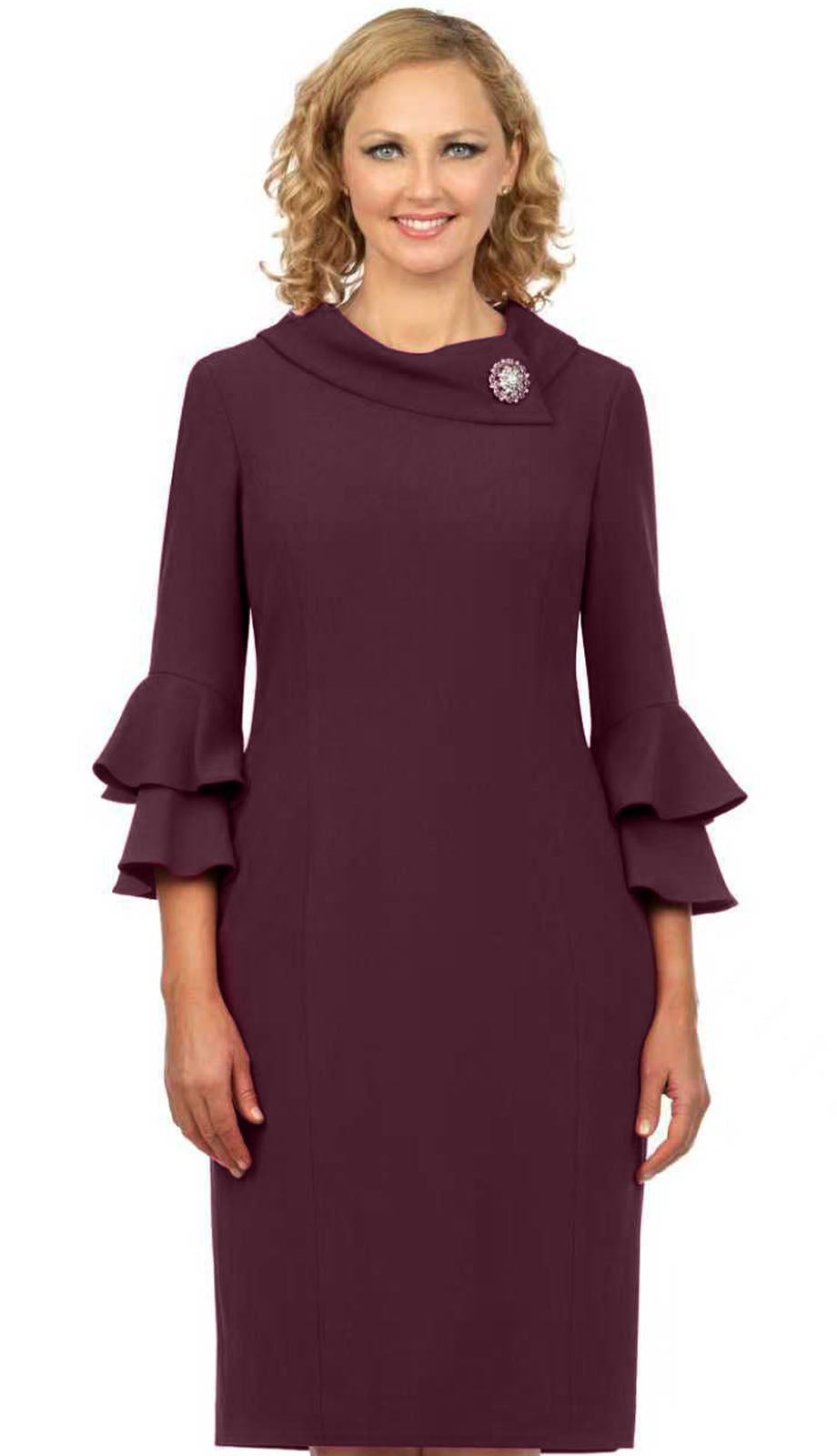 Giovanna D1518-PLM Church Dress