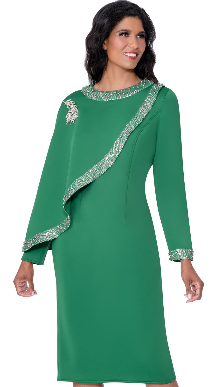 Nubiano 100431-GRN-IH Church Dress