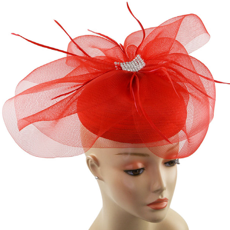 Sunday Fascinator 9142-RED
