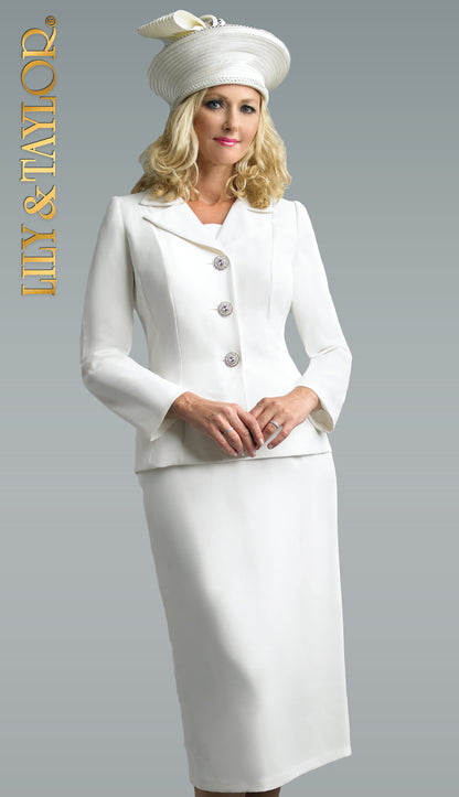 Lily And Taylor 3895-WHT