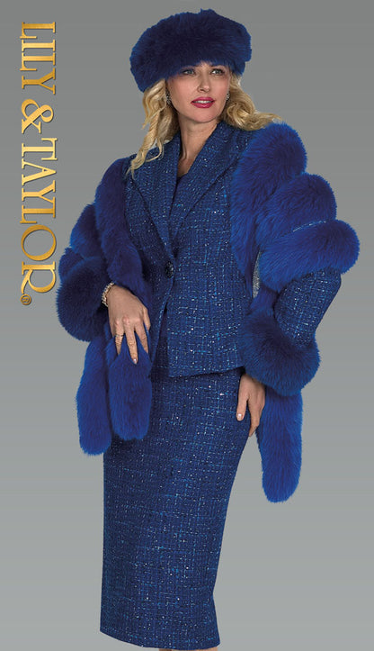 Lily And Taylor 5221-IVO Church Suit
