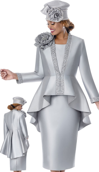 GMI 401993-SLV Church Suit