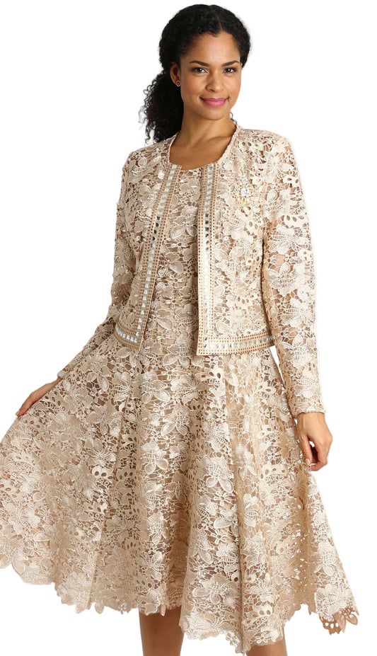 Diana Couture 8190-BLK-CO Church Dress