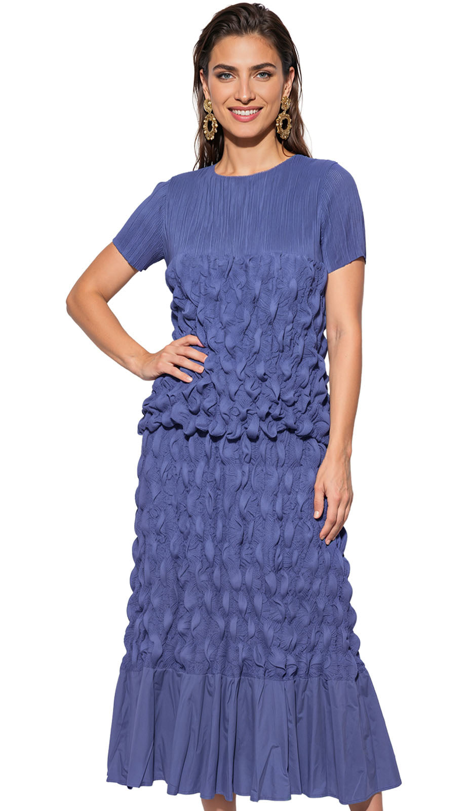 Luxe Moda LM526-DBL Church Dress