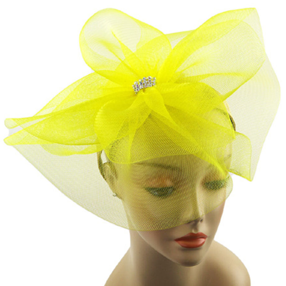 Sunday Fascinator 274HB-YEL
