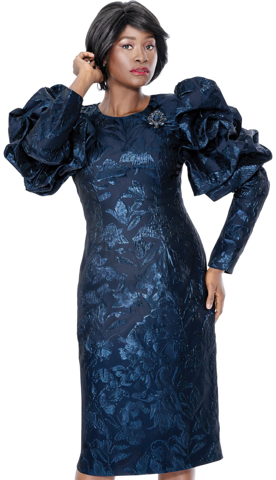 Terramina 7325-NVY Church Dress