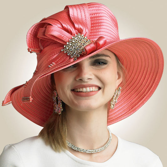 Lily And Taylor H1003-CRL Church Hat