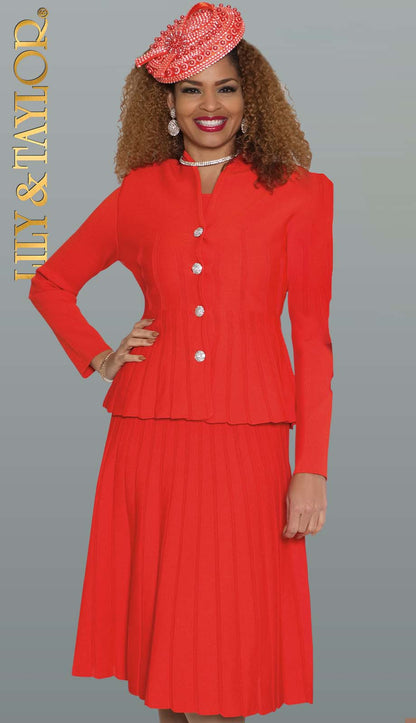 Lily and Taylor H938-RED Church Hat