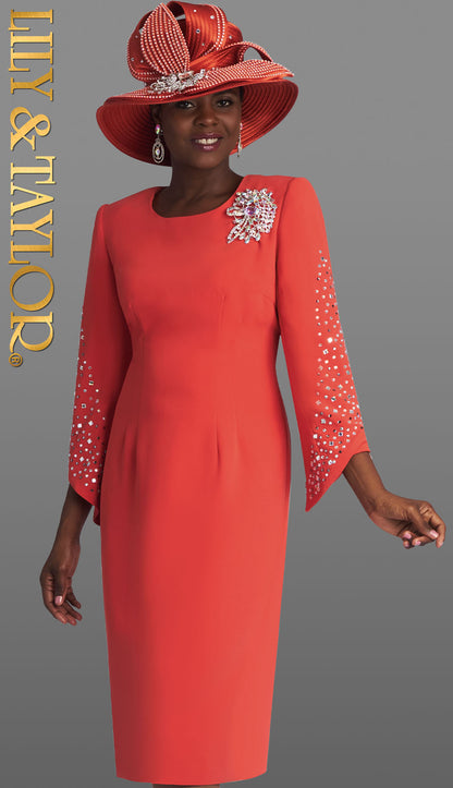 Lily And Taylor 4385-BORG-H Church Hat