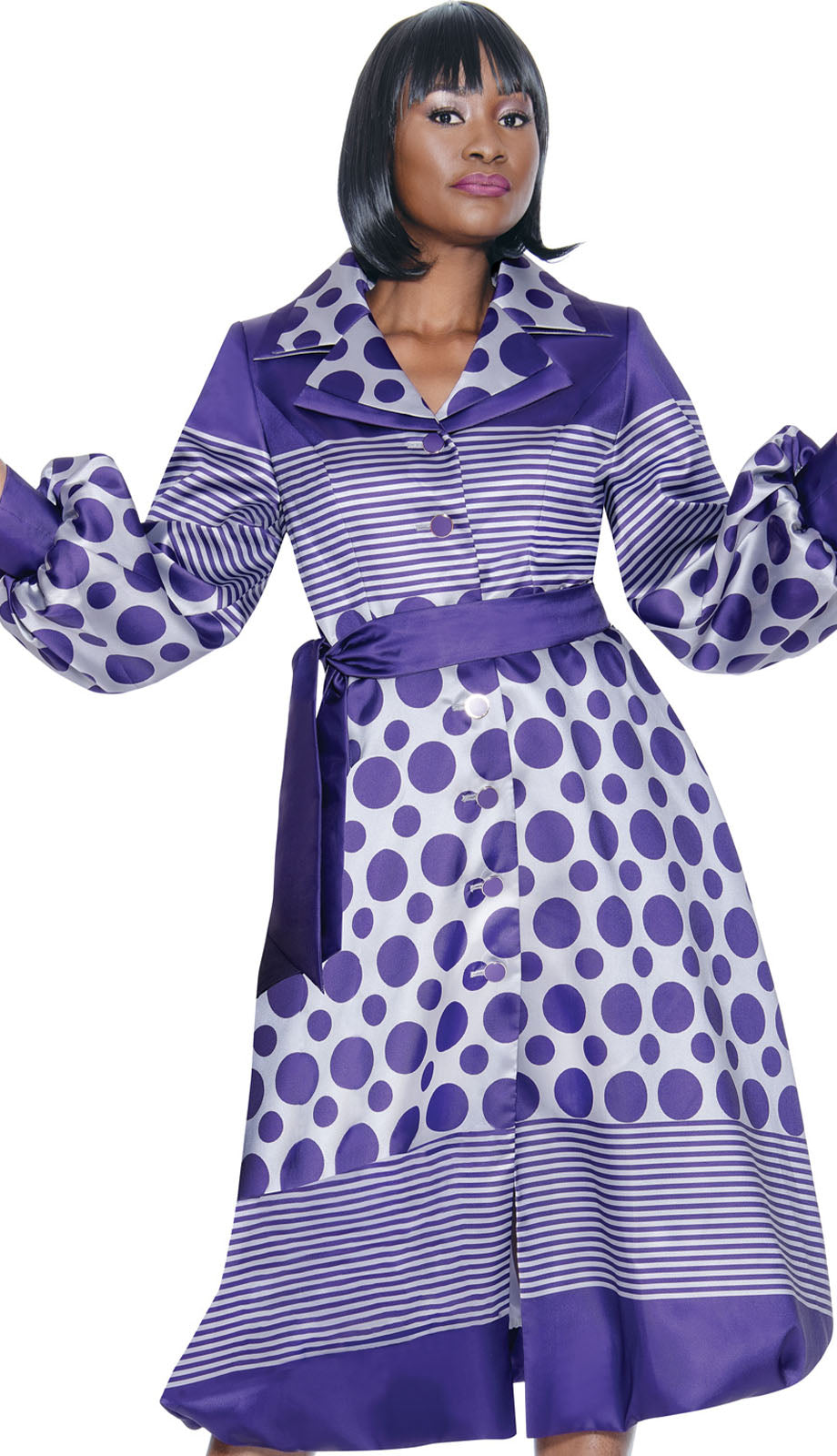 Terramina 7052-PWW Church Dress
