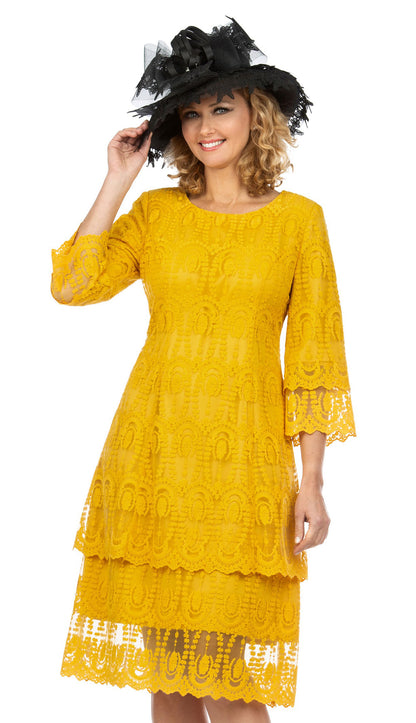 Giovanna 1529-GO Church Hat