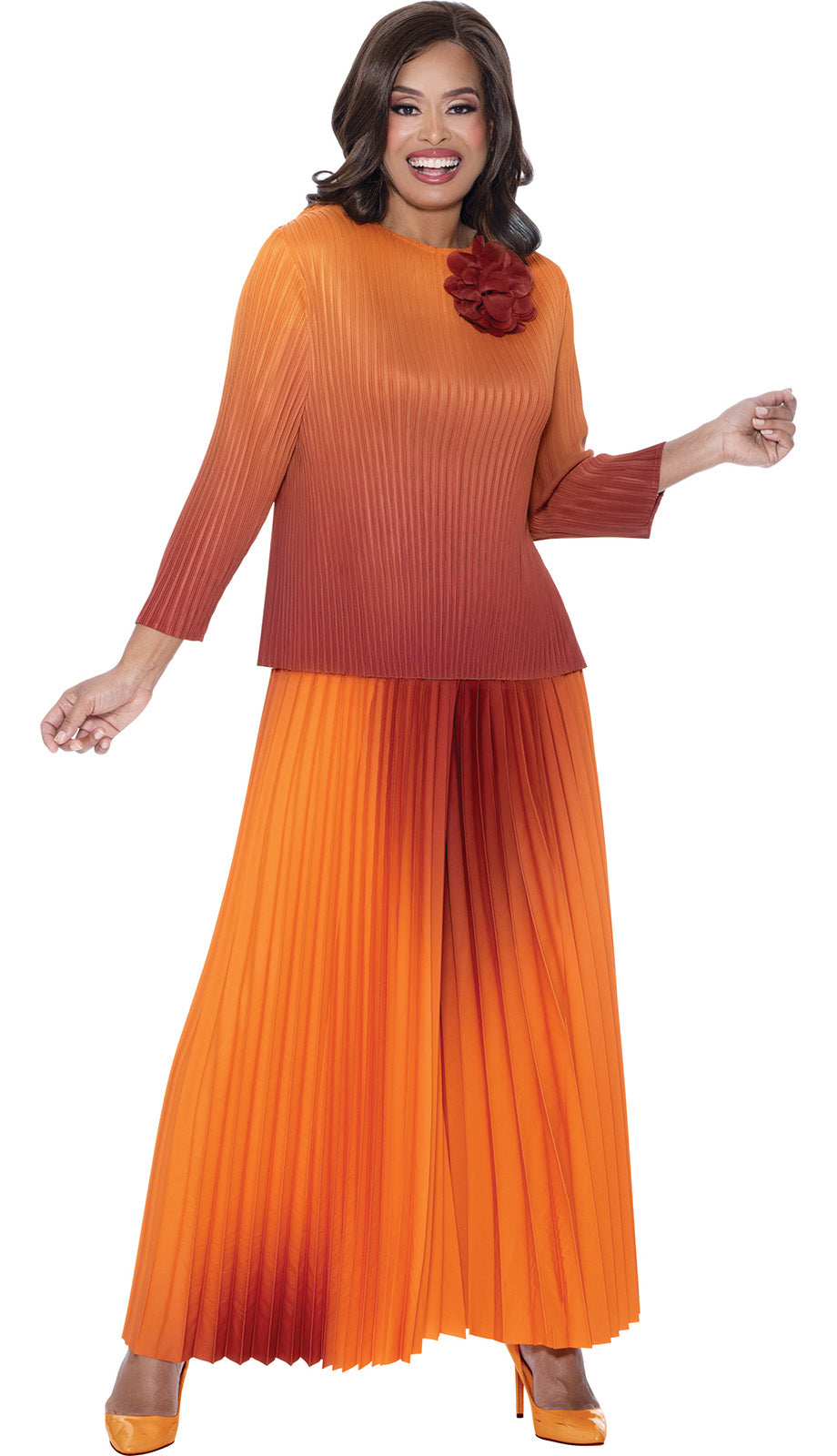Divine Casuals DC1782-ORG Church Dress
