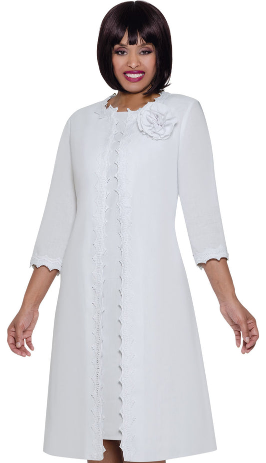 Divine Blessings DB2052-WHT-QS Church Dress
