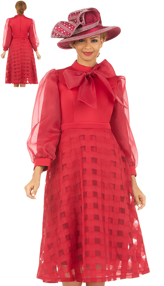 Giovanna DP2403-BRG Church Hat