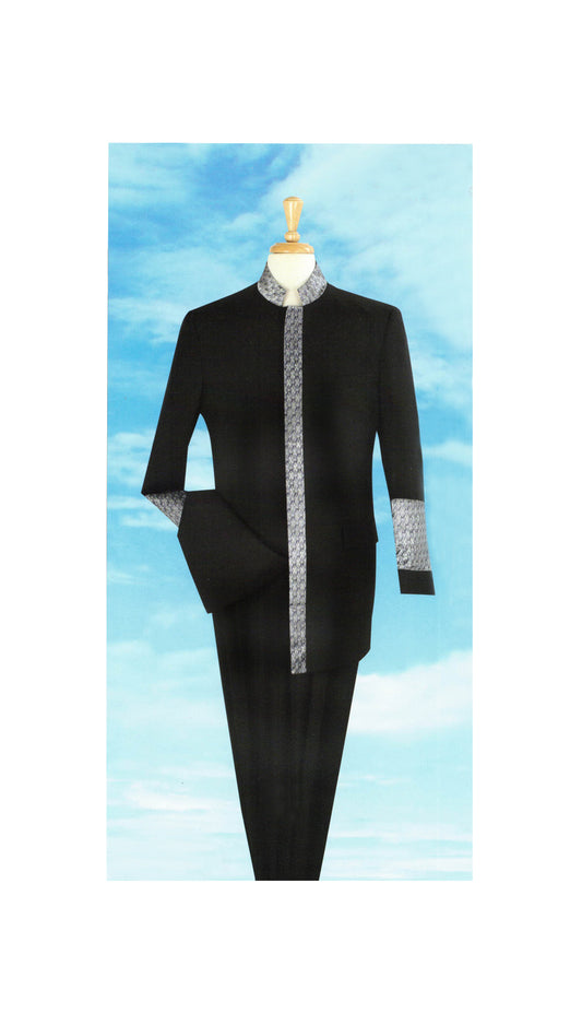 Sapphire Church-1-BLK Church Suit