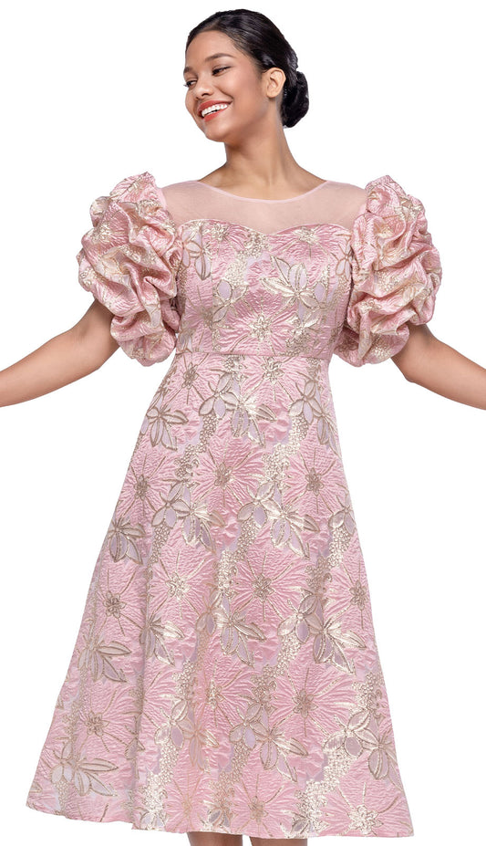 Serafina 6462-PNK-CO Church Dress