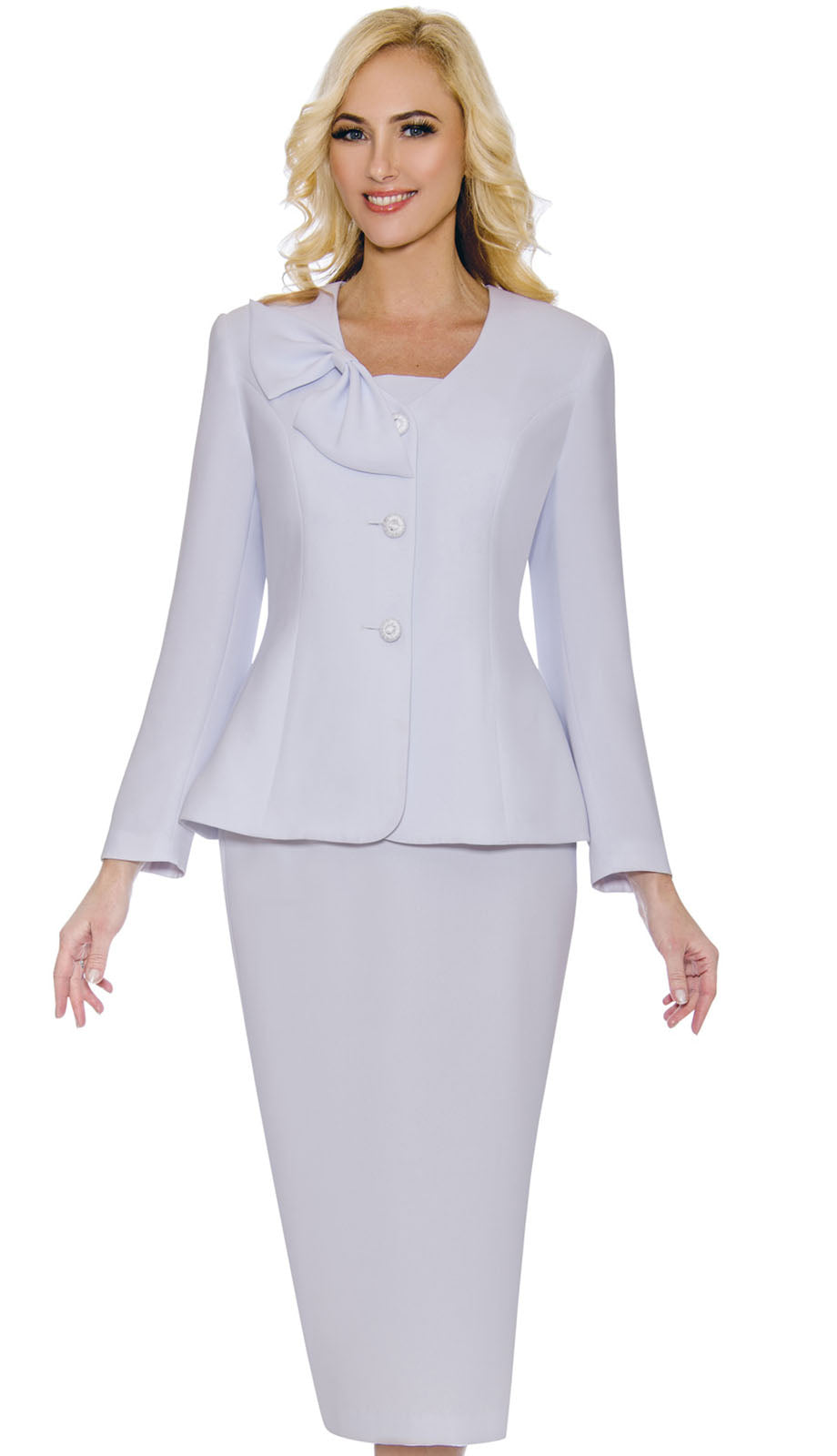 Mia By Giovanna 0653-WHT Church Suit
