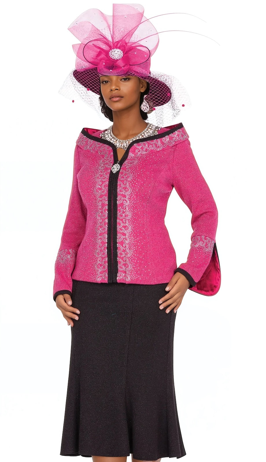 Champagne Italy 5963-FU-IH Church Suit
