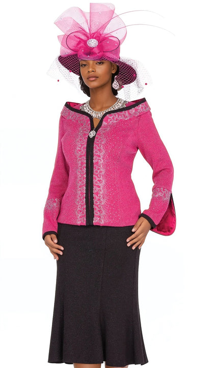 Champagne Italy 5963-FU-IH Church Suit