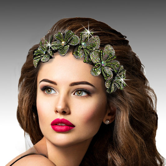 FA3071 TIARA-LIM Church Fascinator