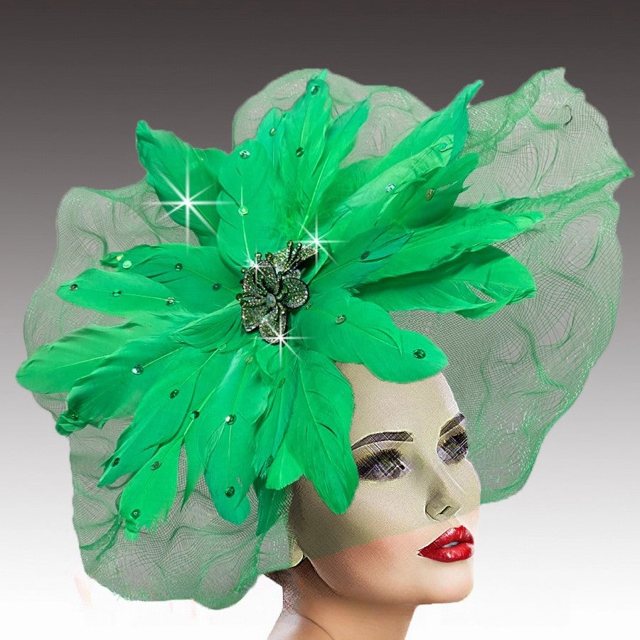 MANDARIN FA3200-EM Church Fascinator