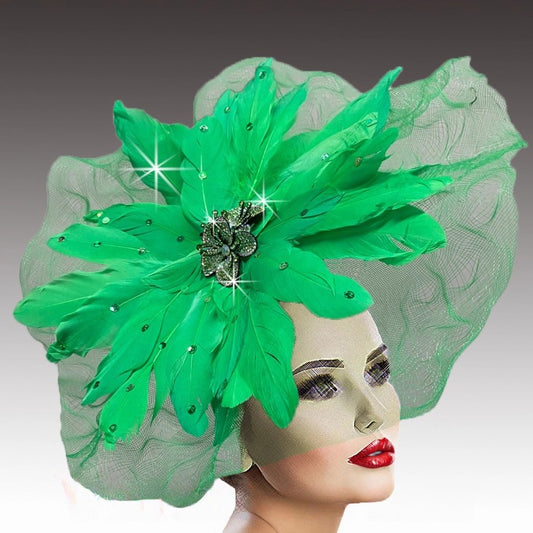 MANDARIN FA3200-EM Church Fascinator