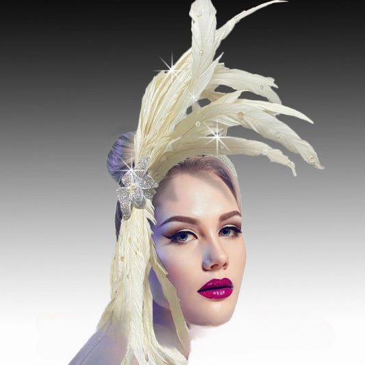 JOSEPHINE BAKER FA3217-OW Church Fascinator