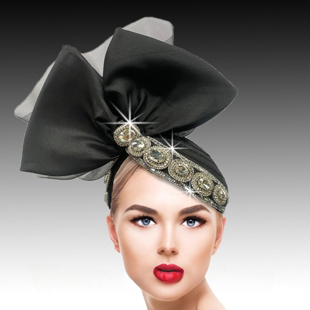STARDOM FA3219-BK Church Fascinator