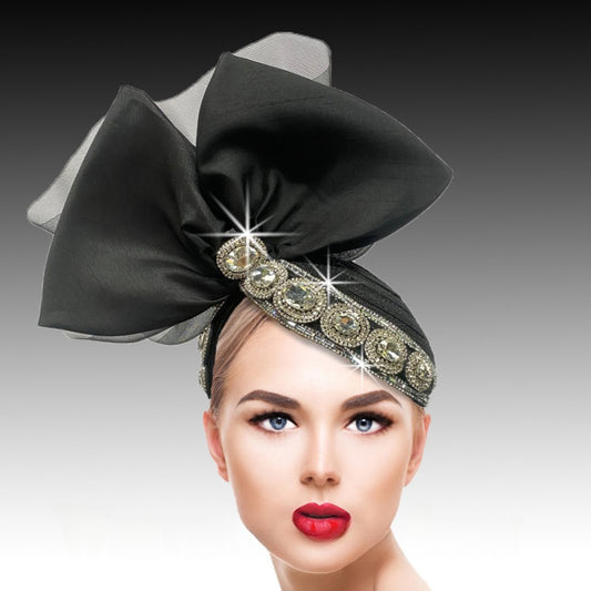 STARDOM FA3219-BK Church Fascinator
