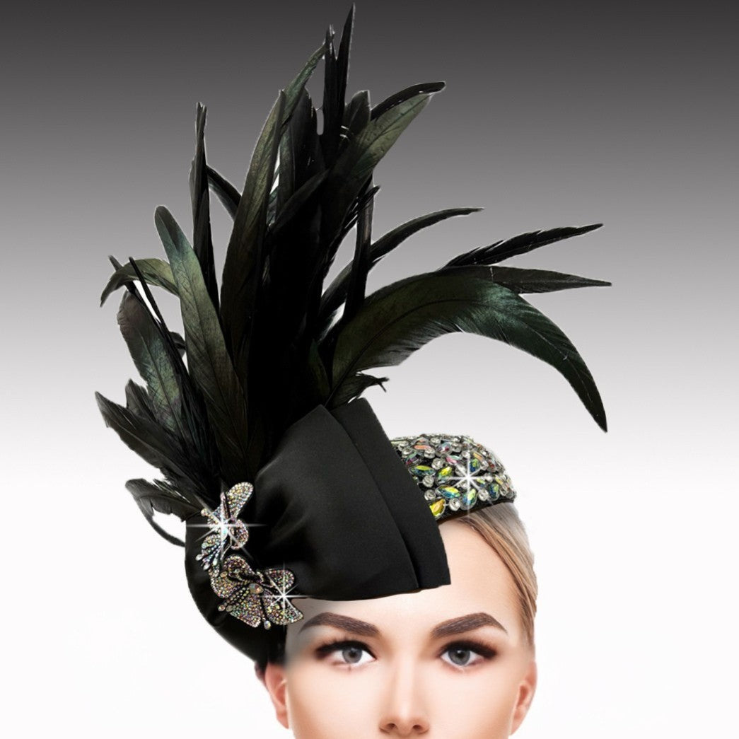 COCKATOO FA3220-BK Church Fascinator
