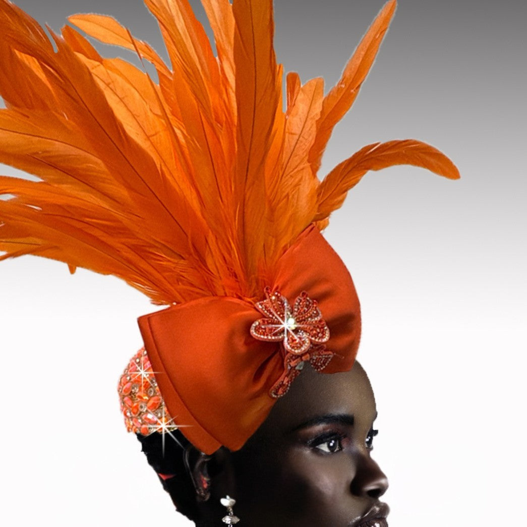 COCKATOO FA3220-OR Church Fascinator