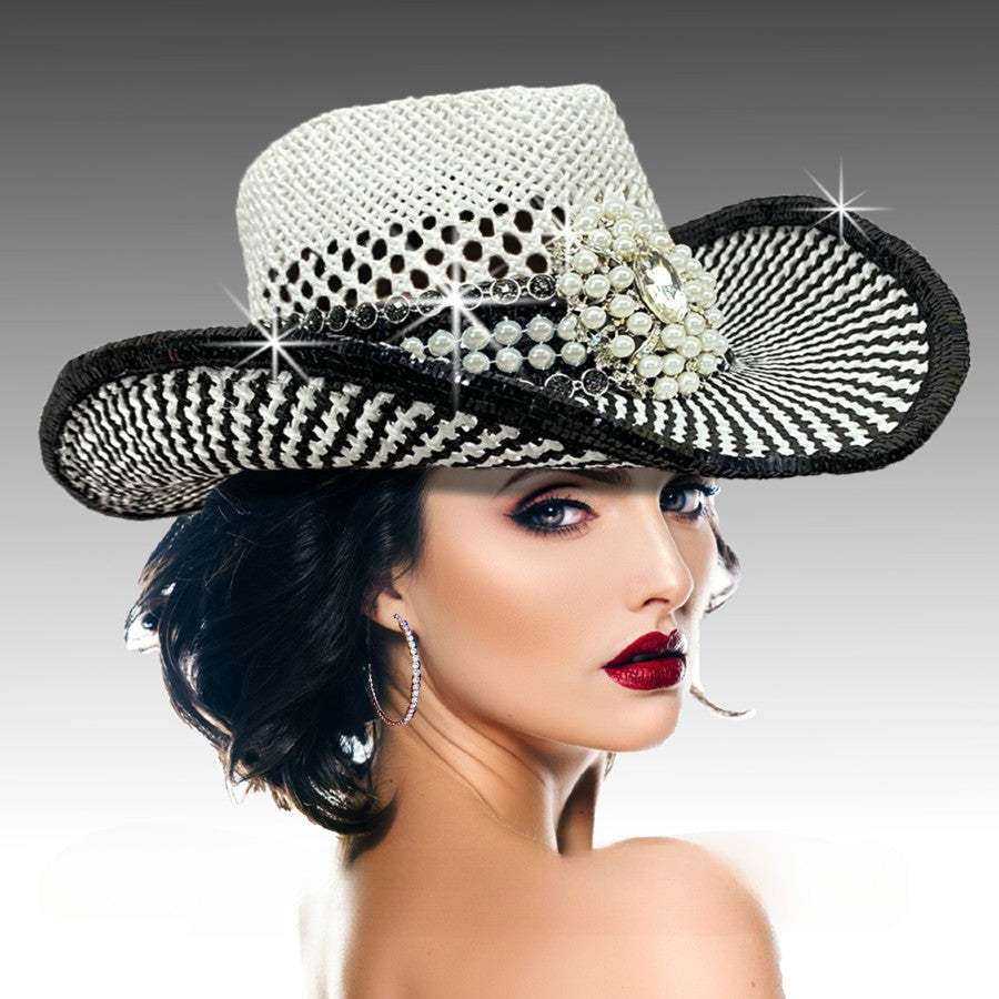 Hat SC3074 DALMATION-BW