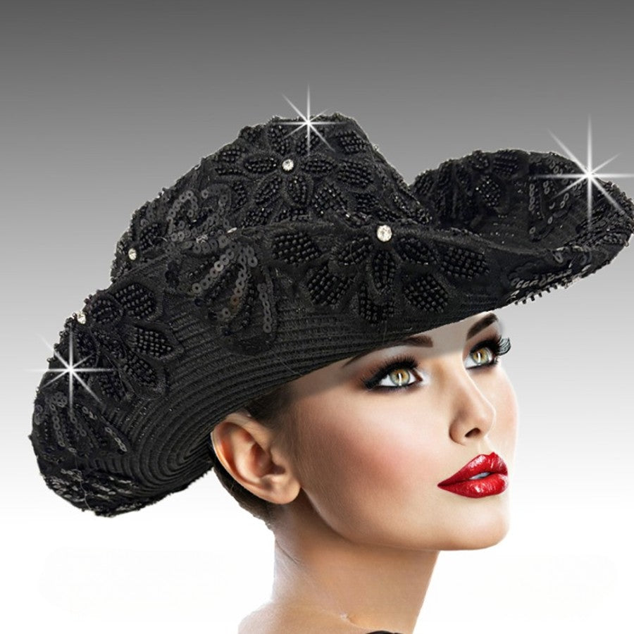 Hat SC3238 GIDDY UP-BK