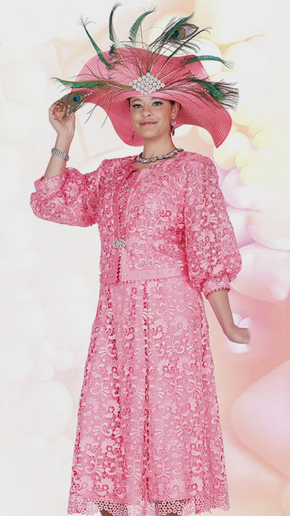 Champagne Italy 6207-PNK Church Dress